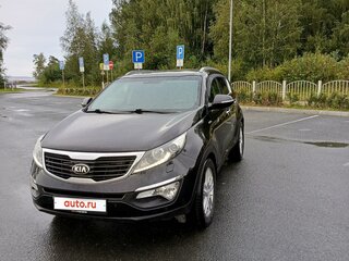 2012 Kia Sportage III, чёрный, 1350000 рублей, вид 1