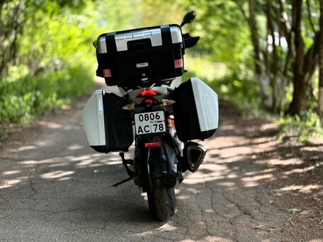 2013 Aprilia ETV 1200 Caponord, белый, 690000 рублей, вид 5