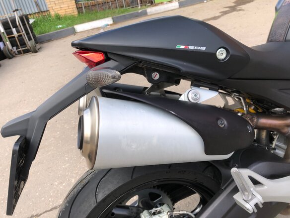 2012 Ducati Monster 696, чёрный, 450000 рублей - вид 19