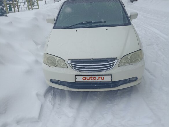 2003 Honda Odyssey II Рестайлинг, белый, 460000 рублей - вид 5