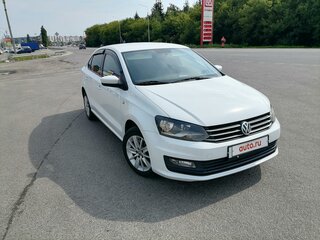 2017 Volkswagen Polo V Рестайлинг, белый, 1450000 рублей, вид 5