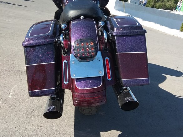 2008 Harley-Davidson Road Glide, фиолетовый - вид 8