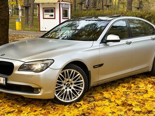 2008 BMW 7 серии 740i V (F01/F02/F04), чёрный, 1700000 рублей, вид 1