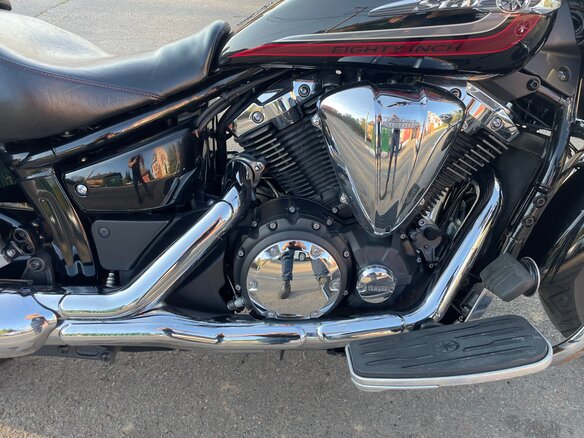 2013 Yamaha XVS1300, чёрный, 750000 рублей - вид 14