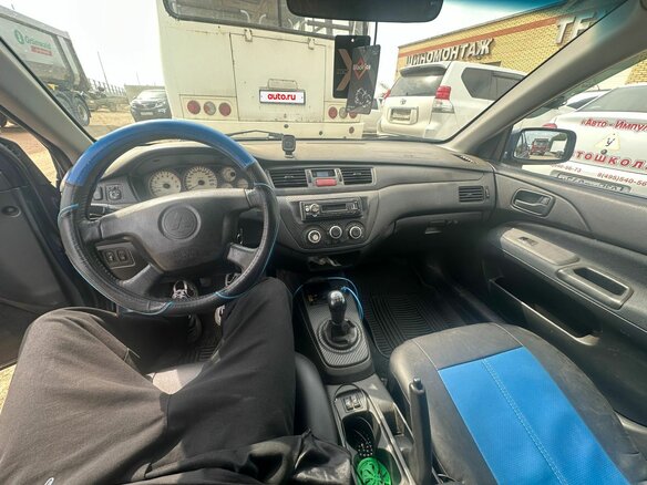 2005 Mitsubishi Lancer IX, синий, 210000 рублей - вид 9