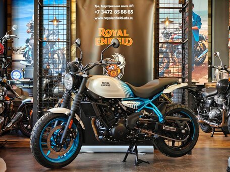 2026 Royal Enfield Guerrilla 450, голубой, 559000 рублей, вид 2