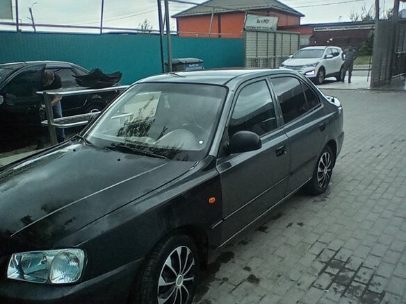 2004 Hyundai Accent ТагАЗ II, серый, 270000 рублей