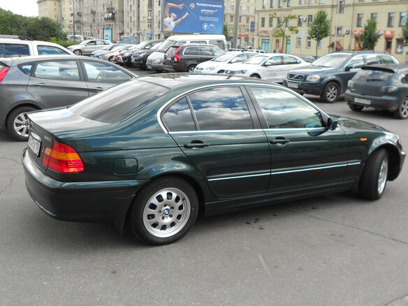 2002 BMW 3 серии 320i IV (E46) Рестайлинг, зелёный - вид 7