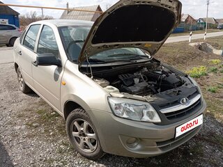 2012 Lada (ВАЗ) Granta I, серый, 495000 рублей, вид 4