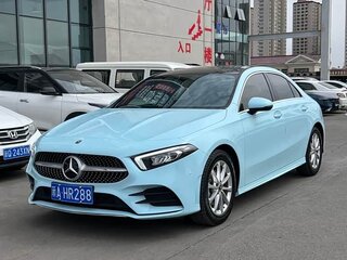 2022 Mercedes-Benz A-Класс 180 Long IV (W177), голубой, 1550000 рублей, вид 1