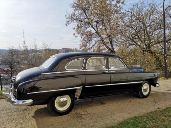 1956 ГАЗ 12 ЗИМ, чёрный - вид 3