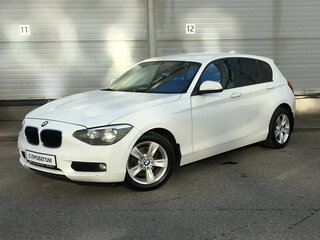 2012 BMW 1 серии 116i II (F20/F21), белый, 869000 рублей, вид 1