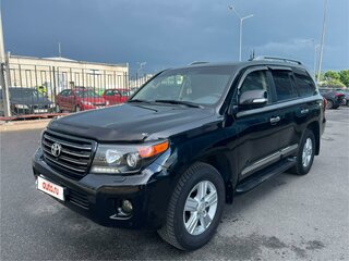 2014 Toyota Land Cruiser 200 Series Рестайлинг 1, чёрный, 5500000 рублей, вид 1
