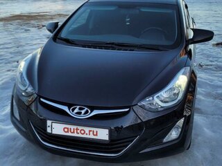 2015 Hyundai Elantra V (MD) Рестайлинг, чёрный, 1220000 рублей, вид 4