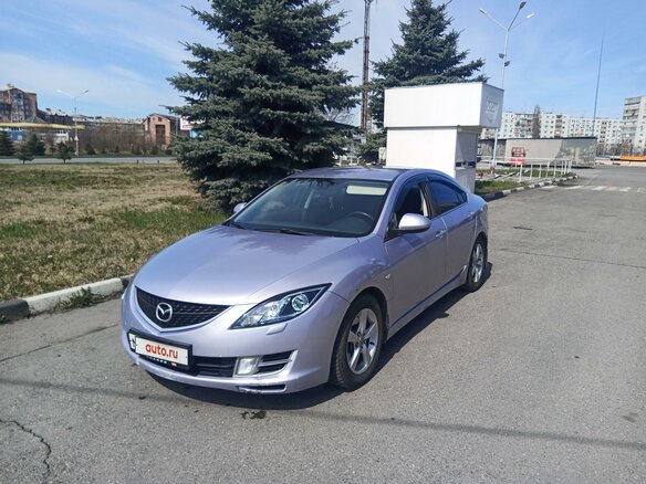 2008 Mazda 6 II (GH), фиолетовый, 690000 рублей