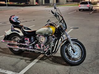 1999 Yamaha XVS1100, золотистый, 415000 рублей, вид 1