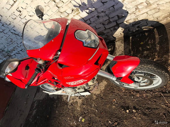 2003 Ducati Multistrada 1000, красный - вид 5