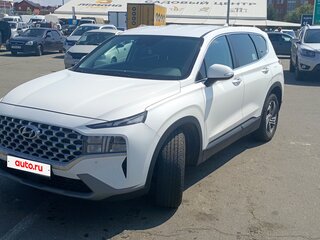 2021 Hyundai Santa Fe IV Рестайлинг, белый, 3300000 рублей, вид 3