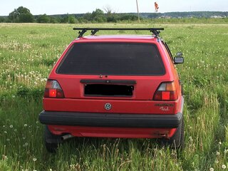 1990 Volkswagen Golf KAT II, красный, 150000 рублей, вид 5