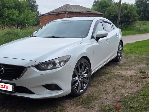 2012 Mazda 6 III (GJ), белый, 1400000 рублей