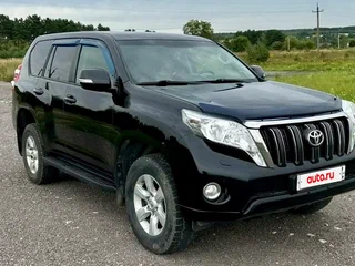 2014 Toyota Land Cruiser Prado 150 Series Рестайлинг 1, чёрный, 2700000 рублей, вид 3
