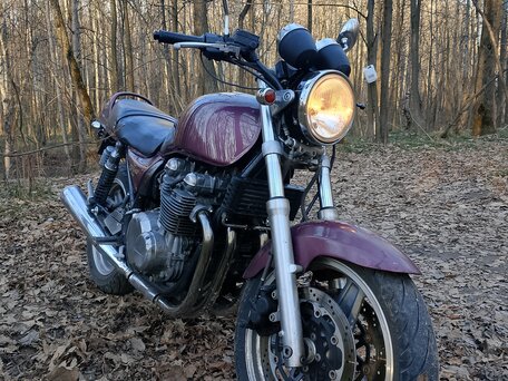 1995 Kawasaki ZR 750 Zephyr, фиолетовый, 199000 рублей, вид 4