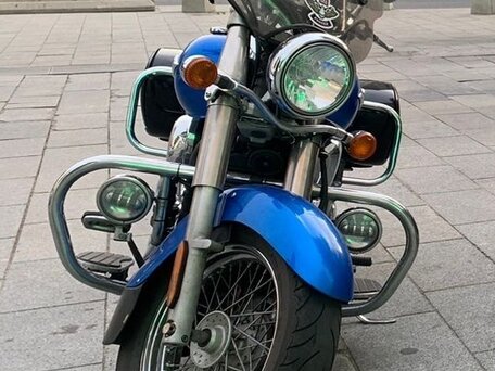 2009 Kawasaki VN900 Vulcan, синий, 630000 рублей, вид 1