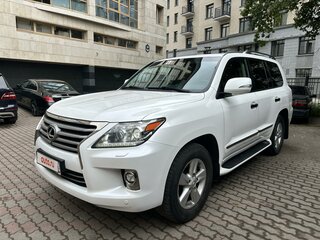 2014 Lexus LX 570 III Рестайлинг, белый, 5090000 рублей, вид 2