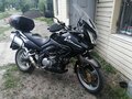 2009 Suzuki V-Strom 1000, чёрный, 550000 рублей