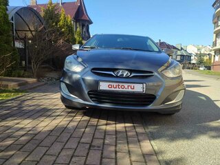 2011 Hyundai Solaris I, чёрный, 780000 рублей, вид 3