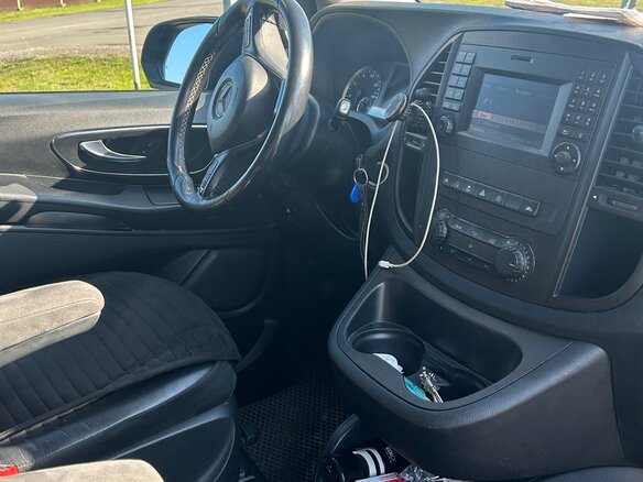 2017 Mercedes-Benz Vito 121 L3 III (W447), синий, 2300000 рублей - вид 11