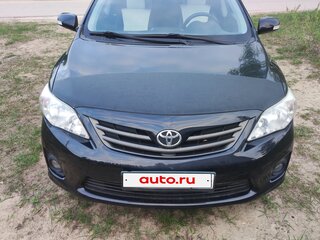 2012 Toyota Corolla X (E140, E150) Рестайлинг, чёрный, 1400000 рублей, вид 1