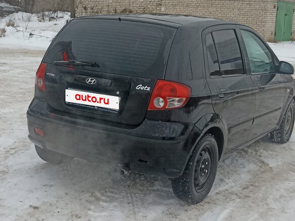 2003 Hyundai Getz I, чёрный, 220000 рублей - вид 2