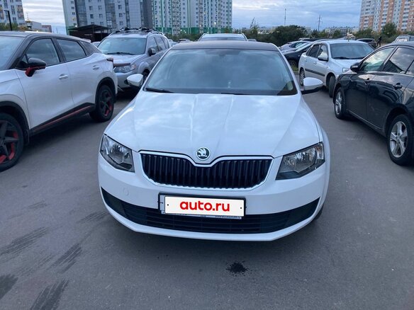 2014 Skoda Octavia III (A7), белый - вид 1
