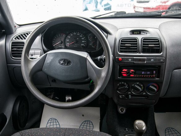 2007 Hyundai Accent ТагАЗ II, чёрный - вид 5