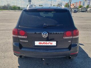 2008 Volkswagen Touareg I Рестайлинг, чёрный, 1000000 рублей, вид 4