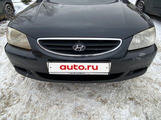 2008 Hyundai Accent ТагАЗ II, чёрный, 350000 рублей, вид 3