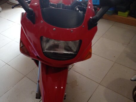 1998 Kawasaki ZZR 400, красный, 190000 рублей, вид 4