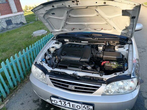 2007 Kia Spectra I Рестайлинг 2, серебристый - вид 7