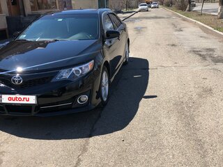 2014 Toyota Camry VII (XV50) Рестайлинг, чёрный, 1250000 рублей, вид 3