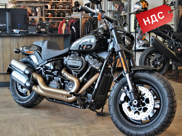 2024 Harley-Davidson Fat Bob, чёрный, 3350000 рублей
