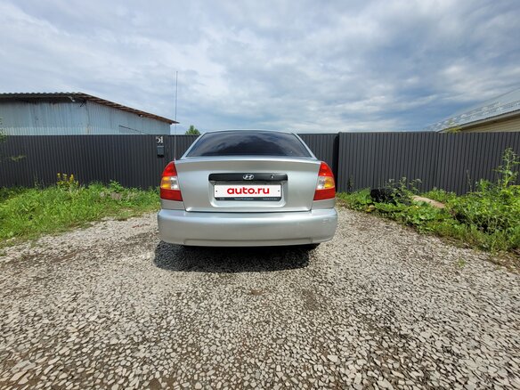 2005 Hyundai Accent ТагАЗ II, серебристый, 273000 рублей - вид 7