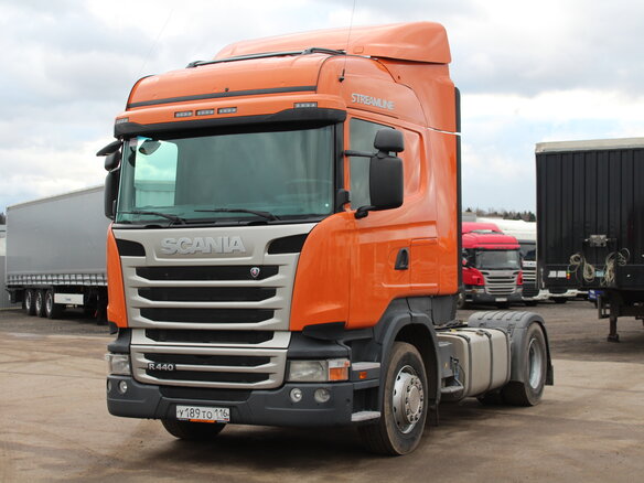 2015 Scania R-Series, оранжевый - вид 2