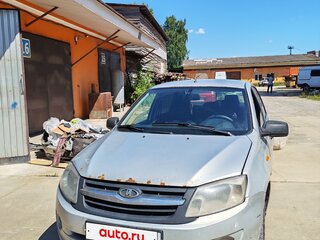 2013 Lada (ВАЗ) Granta I, серебристый, 215000 рублей, вид 1