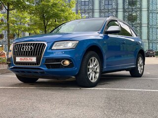 2013 Audi Q5 I (8R) Рестайлинг, синий, 1680000 рублей, вид 2