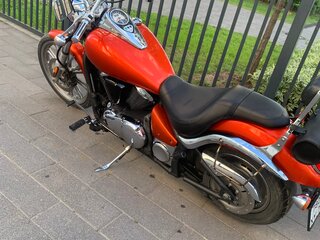 2009 Kawasaki VN900 Vulcan, красный, 400000 рублей, вид 4