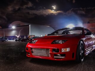 1996 Nissan Fairlady Z IV (Z32), красный, 1750000 рублей, вид 3