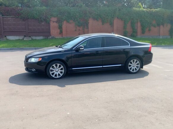2010 Volvo S80 II Рестайлинг, чёрный - вид 8