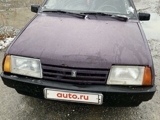 1997 Lada (ВАЗ) 21099, фиолетовый, 95000 рублей, вид 1