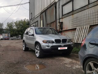 2004 BMW X5 3.0i I (E53) Рестайлинг, серебристый, 1370000 рублей, вид 2